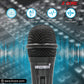 5 Core Microphone 3 Pieces Professional Black Dynamic Karaoke XLR Wired Mic w ON/OFF Switch Integrated Pop Filter Cardioid Unidirectional Pickup Handheld Micrófono for Singing DJ Podcast Speeches Includes Cable Mic Holder - PM 816 3PCS-5