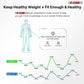 5Core Digital Bathroom Scale for Body Weight Fat Smart Bluetooth Rechargeable BBS HL B WH