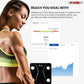 5Core Digital Bathroom Scale for Body Weight Fat Rechargeable 400 lb/180kg BS 01 B BLK