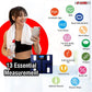5Core Digital Bathroom Scale for Body Weight Fat Smart Bluetooth Rechargeable BBS VL B BLU