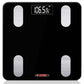 5Core Digital Bathroom Scale for Body Weight Fat Smart Bluetooth Rechargeable BBS VL R BLK