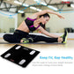 5Core Digital Bathroom Scale for Body Weight Fat Smart Bluetooth Rechargeable BBS VL R BLK
