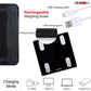 5Core Digital Bathroom Scale for Body Weight Fat Smart Bluetooth Rechargeable BBS VL R BLK