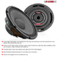5Core 10 inch Subwoofer Replacement DJ Speaker Car Sub Woofer Loudspeaker FR-10-120 WP
