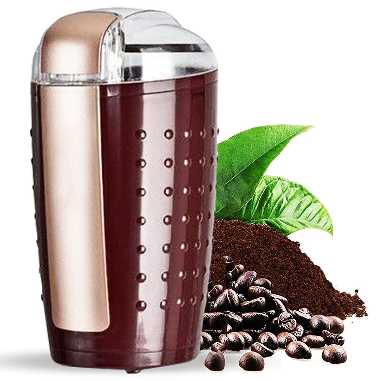 5 Core Electric Coffee Grinder -Stainless Steel -4.5oz Capacity with Easy On/Off  5 Core CG 01 Black & Brown - 5 Core