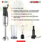 5Core 500W Immersion Hand Blender Multifunctional Electric 8 speed 2 accessories HB1516New