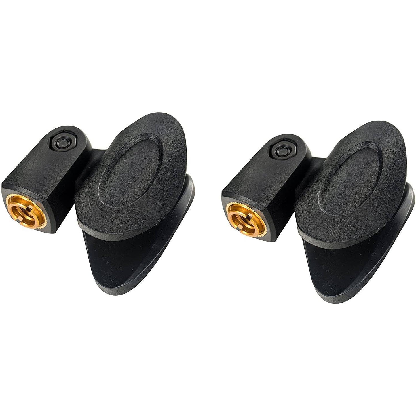 5Core 2 pack Microphone Mic Clip Holder with 5/8" to 3/8" Adapter MC 02 2PCS