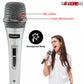 5 Core Microphone Pro Microfono Dynamic Mic XLR Audio Cardiod Vocal Karaoke ND 909 CHROME