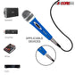 5 Core Microphone Pro Microfono Dynamic Mic XLR Audio Cardiod Vocal Karaoke PM 286 BLU