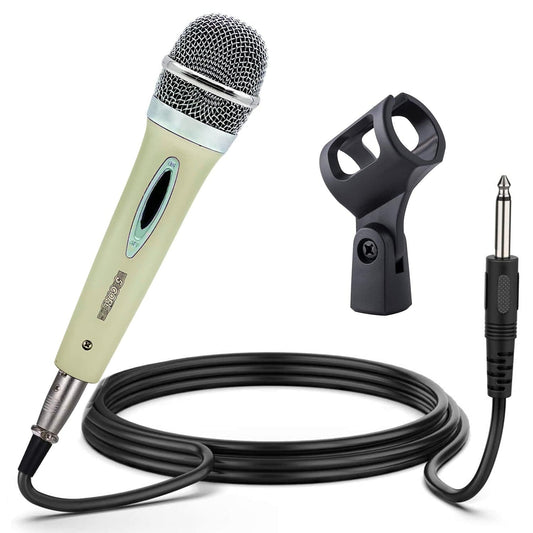 5 Core Microphone Pro Microfono Dynamic Mic XLR Audio Cardiod Vocal Karaoke PM 286 WH