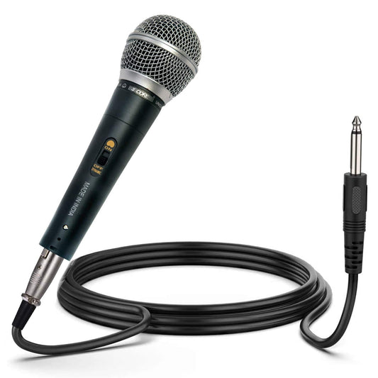 5Core Microphone Pro Microfono Dynamic Mic XLR Audio Cardiod Vocal Karaoke  ND-5800X