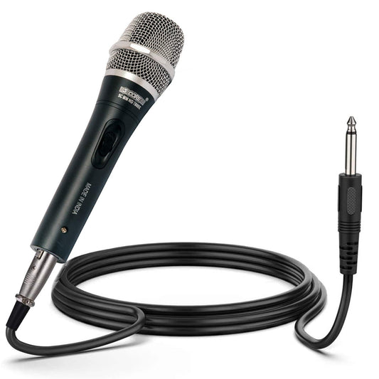 5Core Microphone Pro Microfono Dynamic Mic XLR Audio Cardiod Vocal Karaoke  ND-7800X