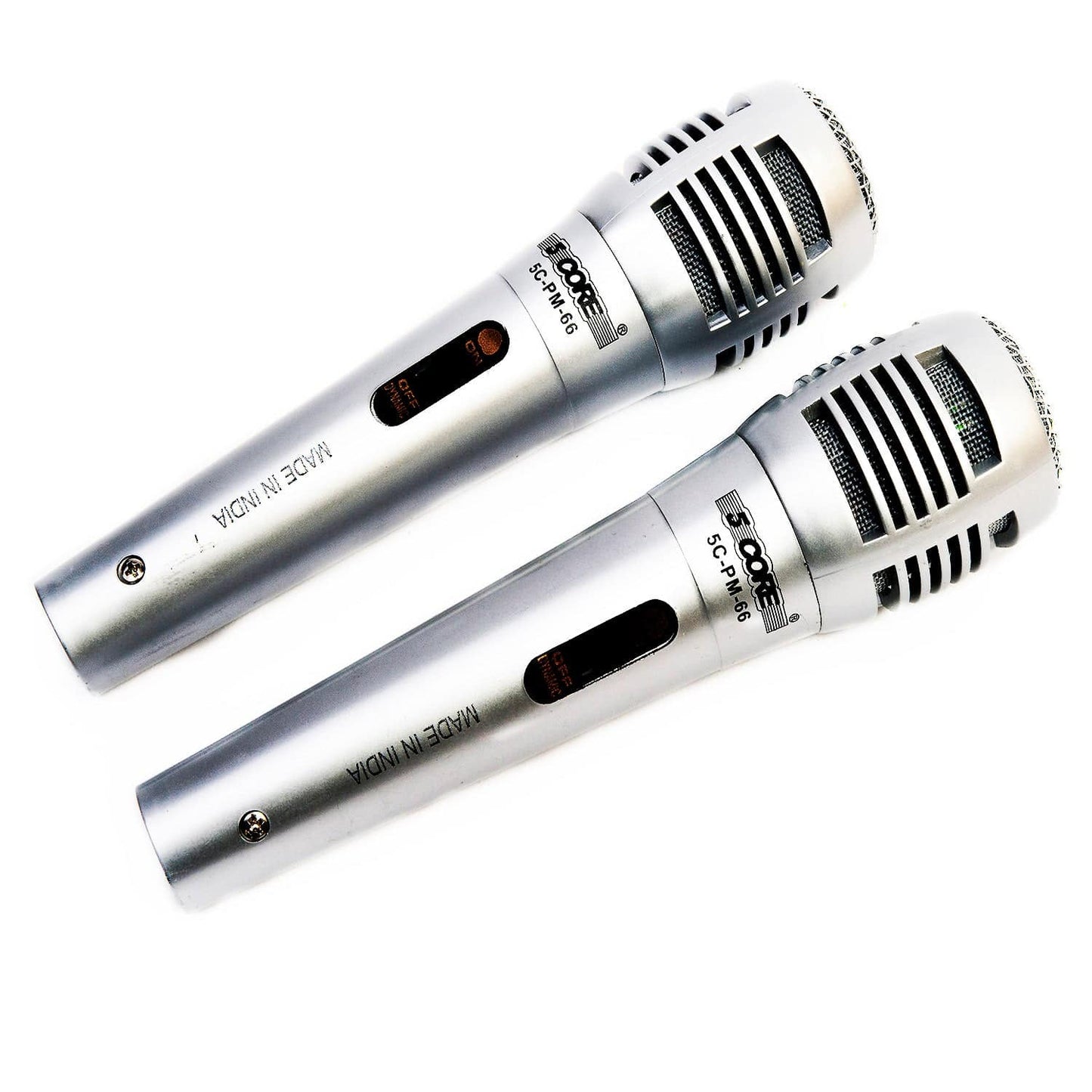 5Core Microphone Pro Microfono Dynamic Mic XLR Audio Cardiod Vocal Karaoke  PM-66K 2 pcs