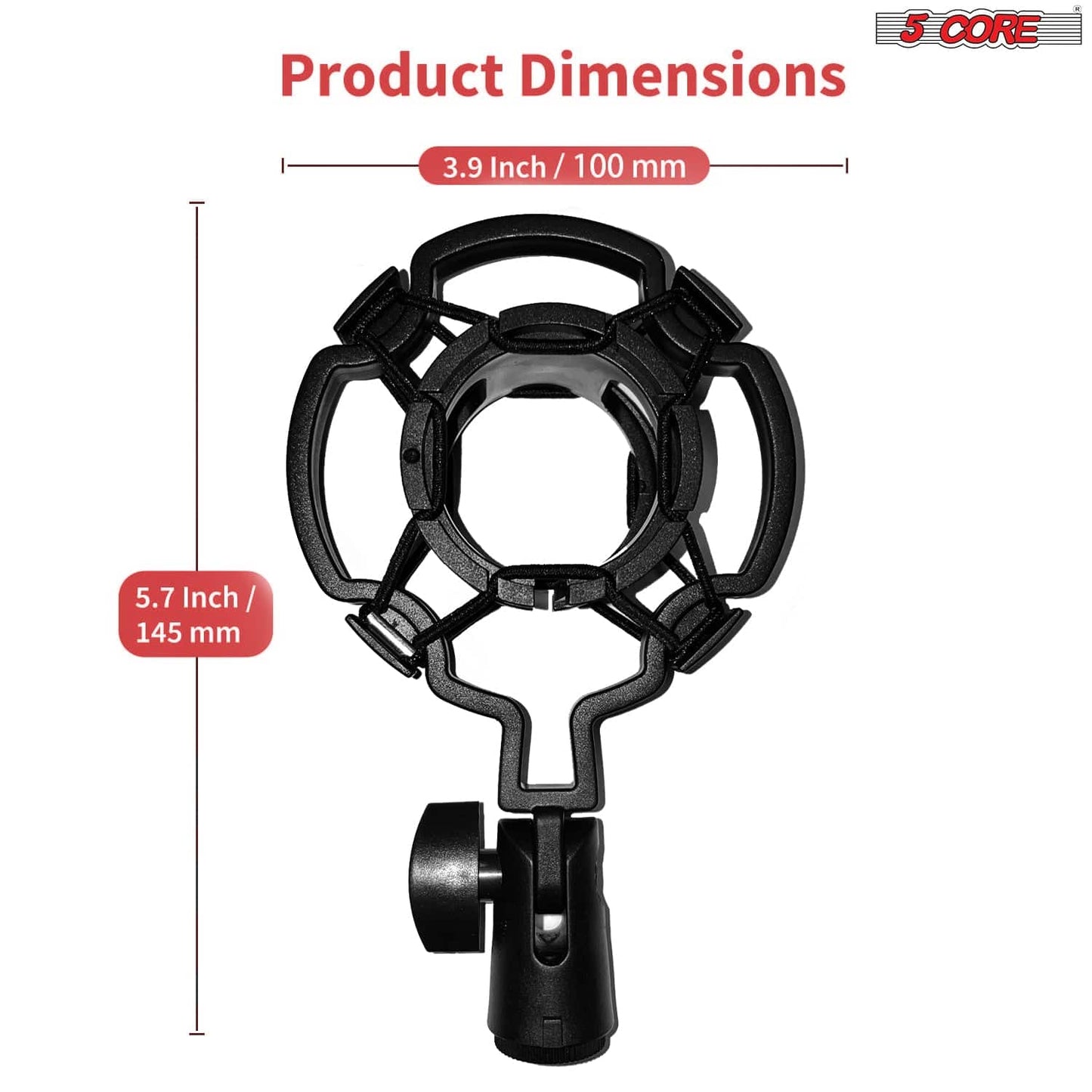 5Core Premium Pro Audio Condenser Recording Microphone Podcast Gaming PC Studio Mic RM-5-BG
