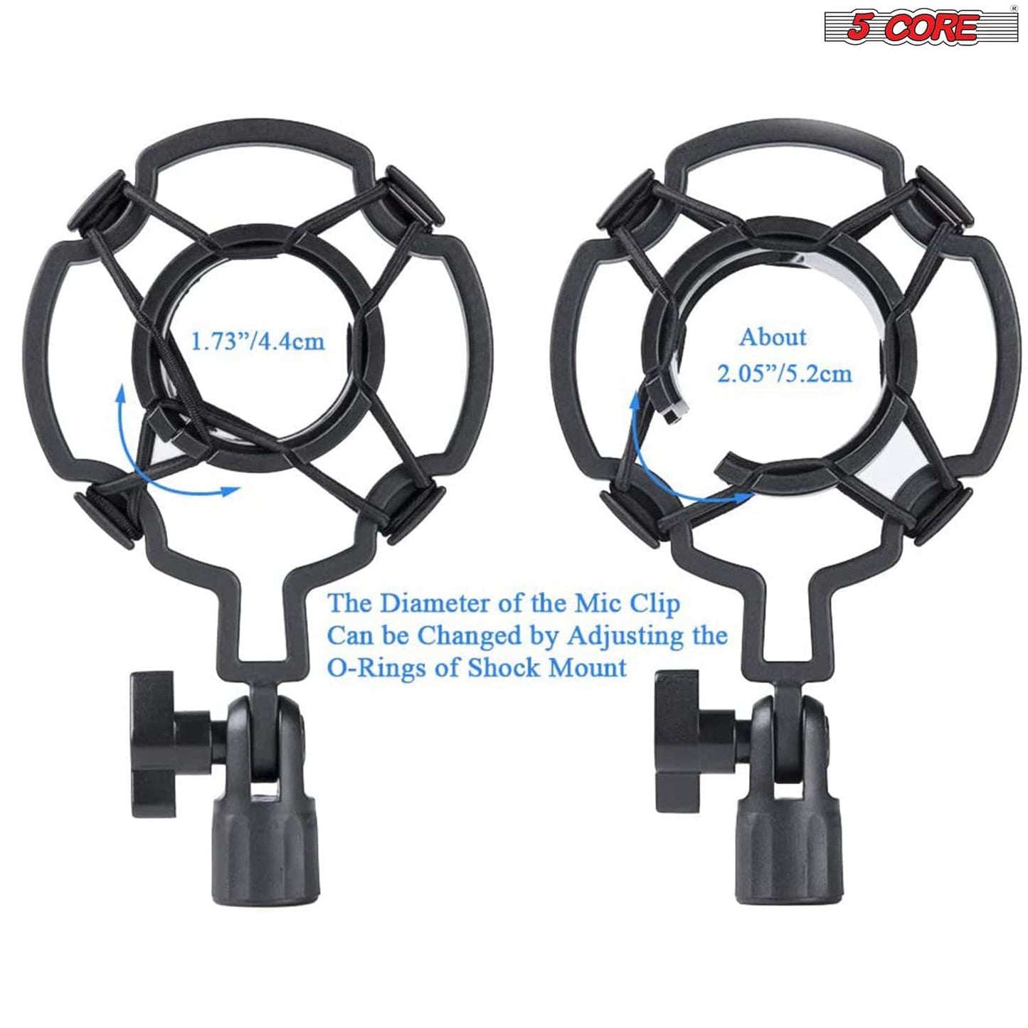 5Core Premium Pro Audio Condenser Recording Microphone Podcast Gaming PC Studio Mic RM-5-BG