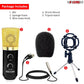 5Core Premium Pro Audio Condenser Recording Microphone Podcast Gaming PC Studio Mic RM-5-BG