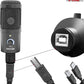 5Core Premium Pro Audio Condenser Recording Microphone Podcast Gaming PC Studio Mic  RM BLK TRI