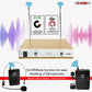 5Core VHF Dual Channel DIGITAL PRO Wireless Microphone System with Receiver WM 301 HC GLD