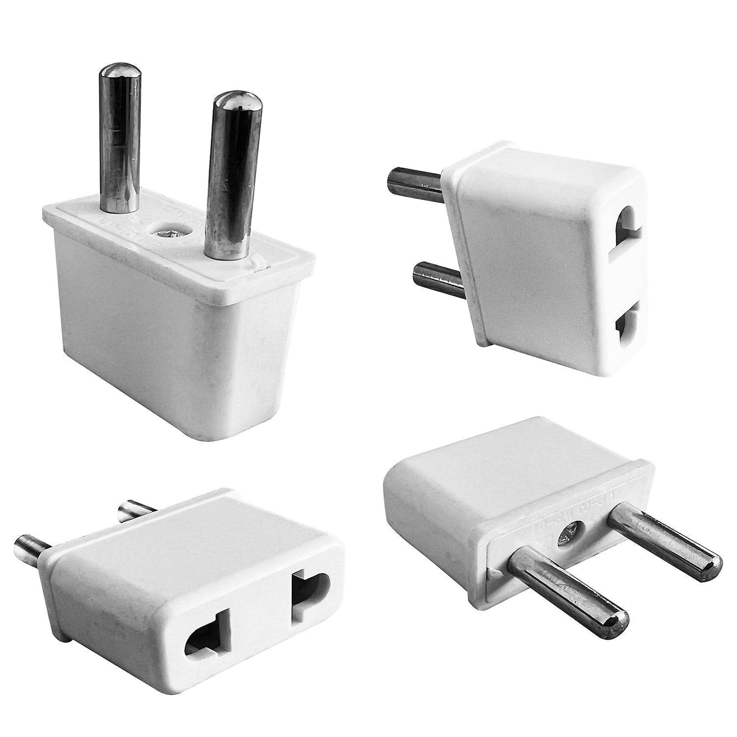 5Core Universal World Travel USB Plug Adapter Surge Protectors Type A International Type C 4Pcs WH