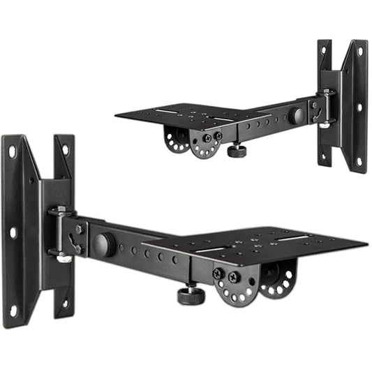 5Core Speaker Wall Mount Stand Bookshelf Shelf Pair Rotatable Angle Adjustable  WST 03