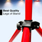 5Core Universal DJ Tripod Speaker Stand Adjustable 6FT Height - Red SS HD 1 PK RED