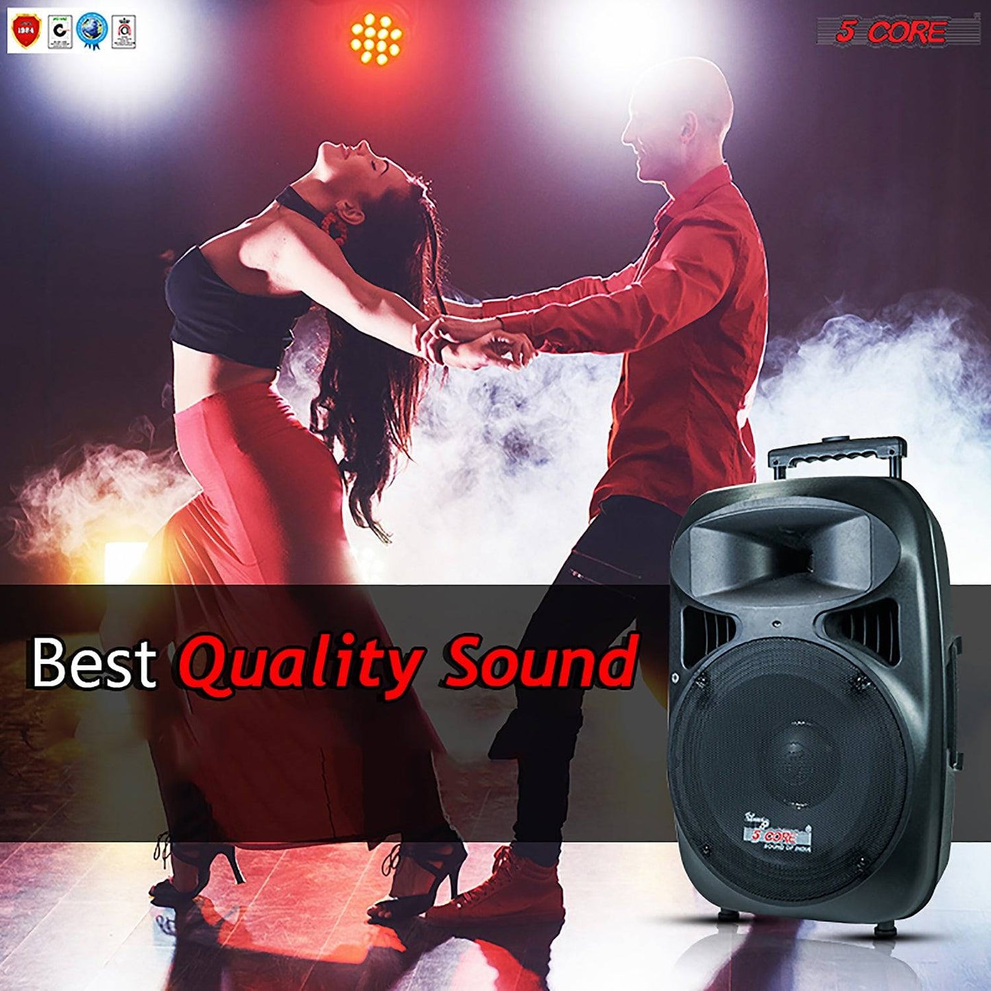 5Core 15 Inches DJ Speaker PA System Passive Bocinas Stage Subwoofer PC 15