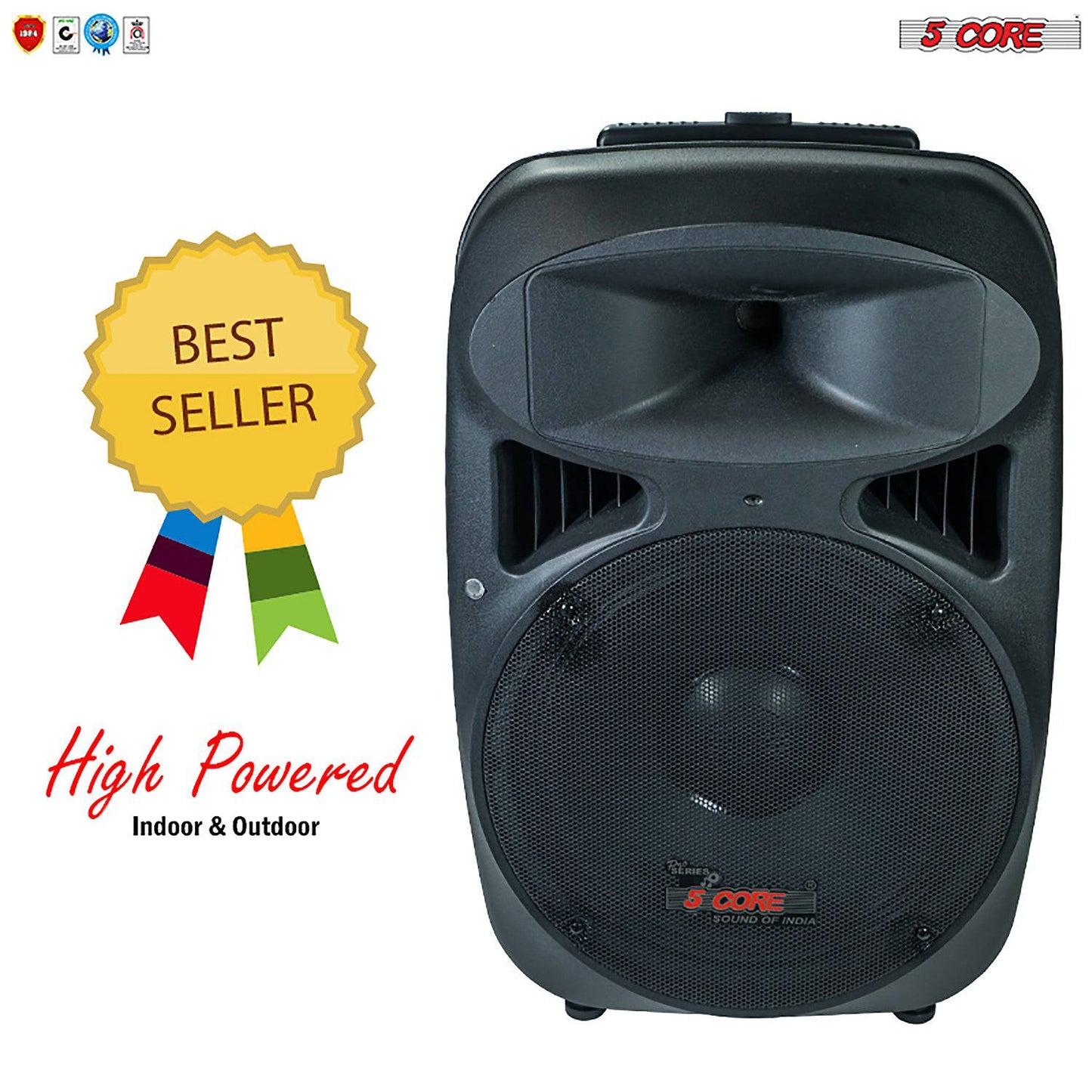 5Core 15 Inches DJ Speaker PA System Passive Bocinas Stage Subwoofer PC 15