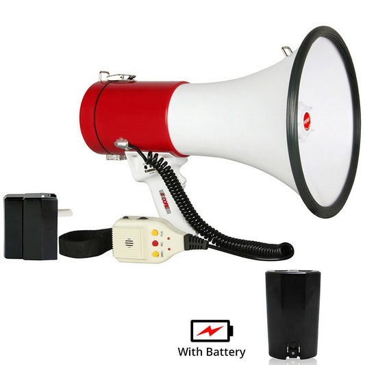 5Core Portable Cheer Megaphone Bullhorn Loud Speaker 77SF WB