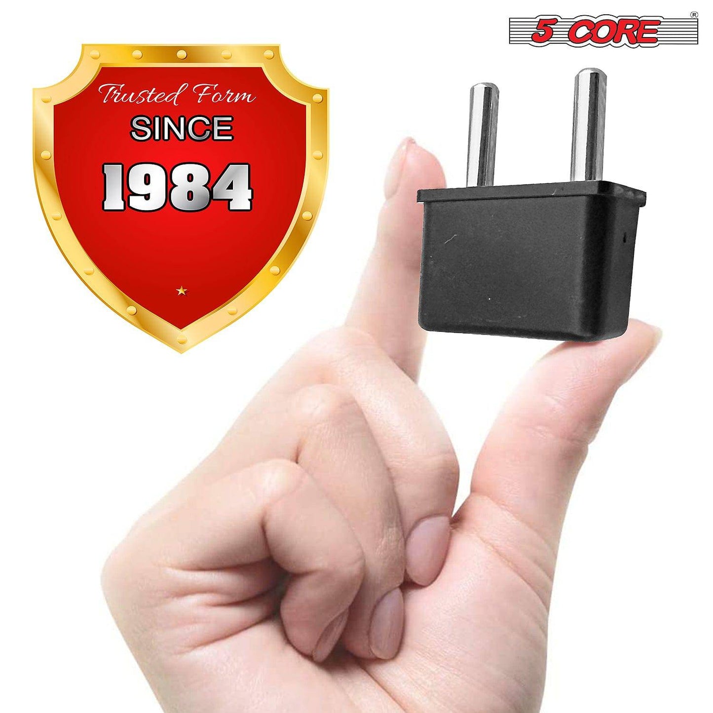 5Core Universal World Travel USB Plug Adapter Surge Protectors Type C International  4 Pieces Pack