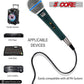 5 Core Microphone Professional Dynamic Karaoke XLR Wired Mic w ON/OFF Switch Pop Filter Cardioid Unidirectional Pickup Handheld Micrófono -ND 58 BLU 2PCS-3