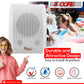 5 Core Wall Speaker 80W Max Power Indoor Outdoor Speakers White High Performance All Weather Wall Mount PA Speaker Wired Entertainment System for Patio Room Garage Restaurant Office - WS-11 6.5 2PCS-11