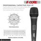 5 Core 2 Pieces Microphone Professional Black Dynamic Karaoke XLR Wired Mic w ON/OFF Switch Pop Filter Cardioid Unidirectional Pickup - ND 235X 2PCS-5