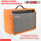 5 Core 40W Guitar Amplifier Orange - Clean and Distortion Channel - Electric Amp with Equalization and AUX Line Input - for Recording Studio, Practice Room, Small Courtyard- GA 40 ORG-5