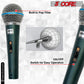 5 Core Microphone 2 Pieces Green Karaoke XLR Wired Professional Studio Mic w ON/OFF Switch Integrated Pop Filter Dynamic Cardioid Unidirectional Handheld Micrófono for Singing DJ Speeches Includes Cable Mic Holder Bag - BETA 2PCS-7