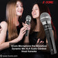 5 Core Microphone 3 Pieces Black Professional Karaoke Dynamic XLR Wired Mic w ON/OFF Switch Integrated Pop Filter Cardioid Unidirectional Pickup Handheld Micrófono for Singing DJ Speeches Includes Cable Mic Holder -PM 100 3PCS-10