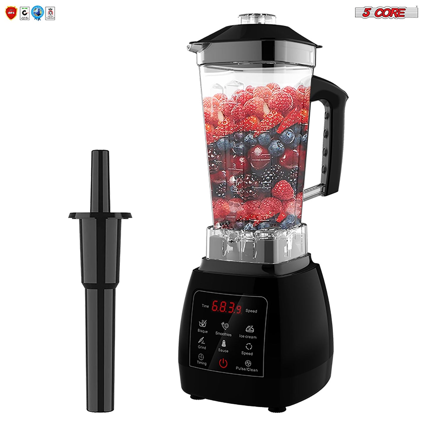 Immersion Blender Handheld Electric PRO Touch Screen Juicer Smoothie Shake Mixer JB 2000D