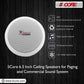 5 Core 6.5 Inch Ceiling Speaker System White in Wall Speakers 20W Rated Power 88dB Sensitivity Indoor Outdoor Ceiling Mount -CL 6.5-12 2W 6PCS-9