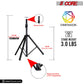 5 Core PA Speaker Stand Universal for Large Speakers Black 4FT Tripod Speaker Stand Height Adjustable from 68 to 128 CM onstage heavy duty Supports 130 lbs- SS HD 1PK 4FT-11