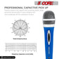 5 Core Microphone 3 Pcs Blue Karaoke XLR Wired Mic Professional Studio Microfonos w ON/OFF Switch Integrated Pop Filter Dynamic Moving Coil Cardioid Unidirectional Pickup Handheld Micrófono for Singing DJ Podcast Speeches Includes Cable - PM 286-6