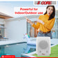 5 Core Wall Speaker 80W Max Power Indoor Outdoor Speakers White High Performance All Weather Wall Mount PA Speaker Wired Entertainment System for Patio Room Garage Restaurant Office - WS-11 6.5 2PCS-14