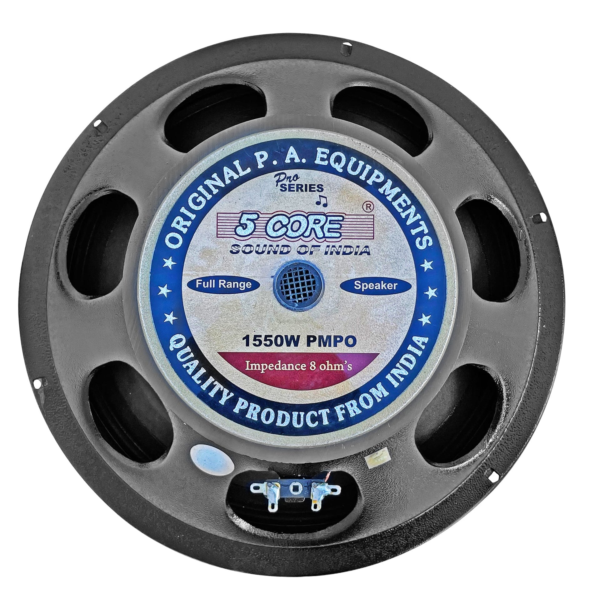 5 Core 2Pieces 12" Full Range PA DJ subwoofer - 175W Premium Stereo Subwoofer DJ Speaker- 8 Ohm, 155MM Magnet, 1 Inch Voice Coil FR 12155 2PCS-1